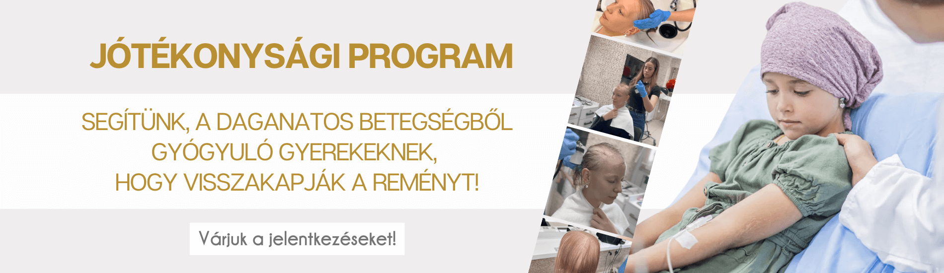 jótékonysági program