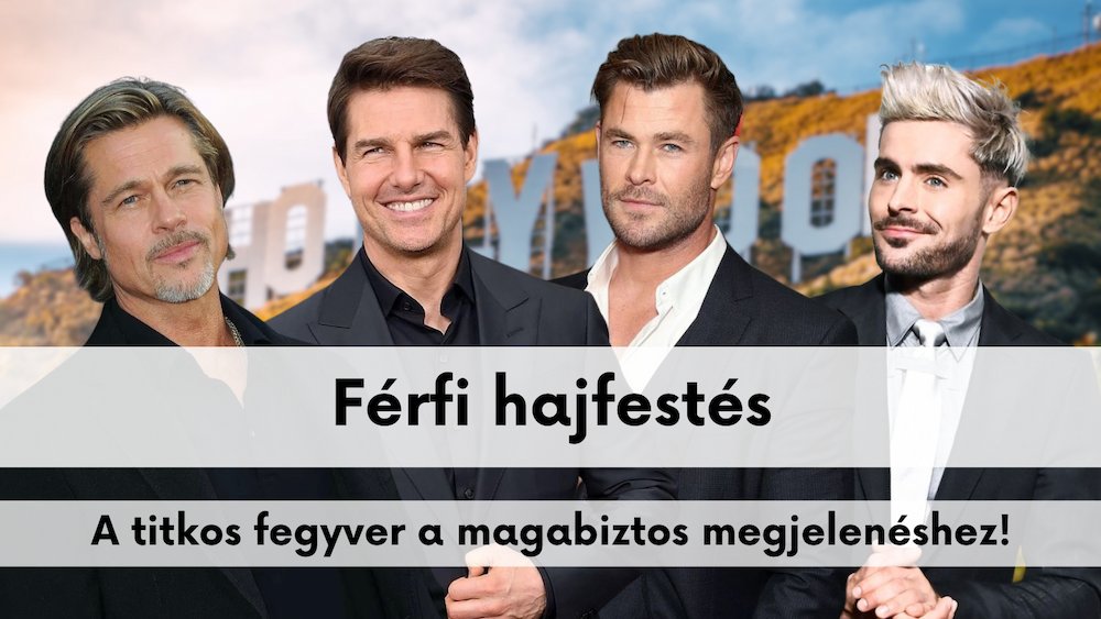 férfi hajfestés