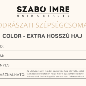Color csomag ajándékutalvány - Hosszú