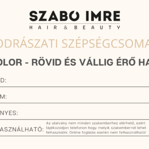 Color csomag ajándékutalvány -  Rövid